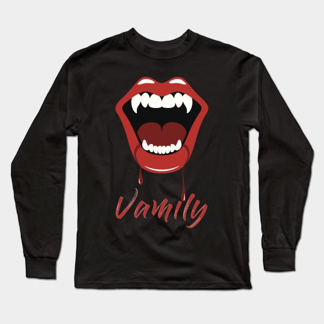 Welcome to the Vamily Long Sleeve T-Shirt by highcouncil@gehennagaming.com